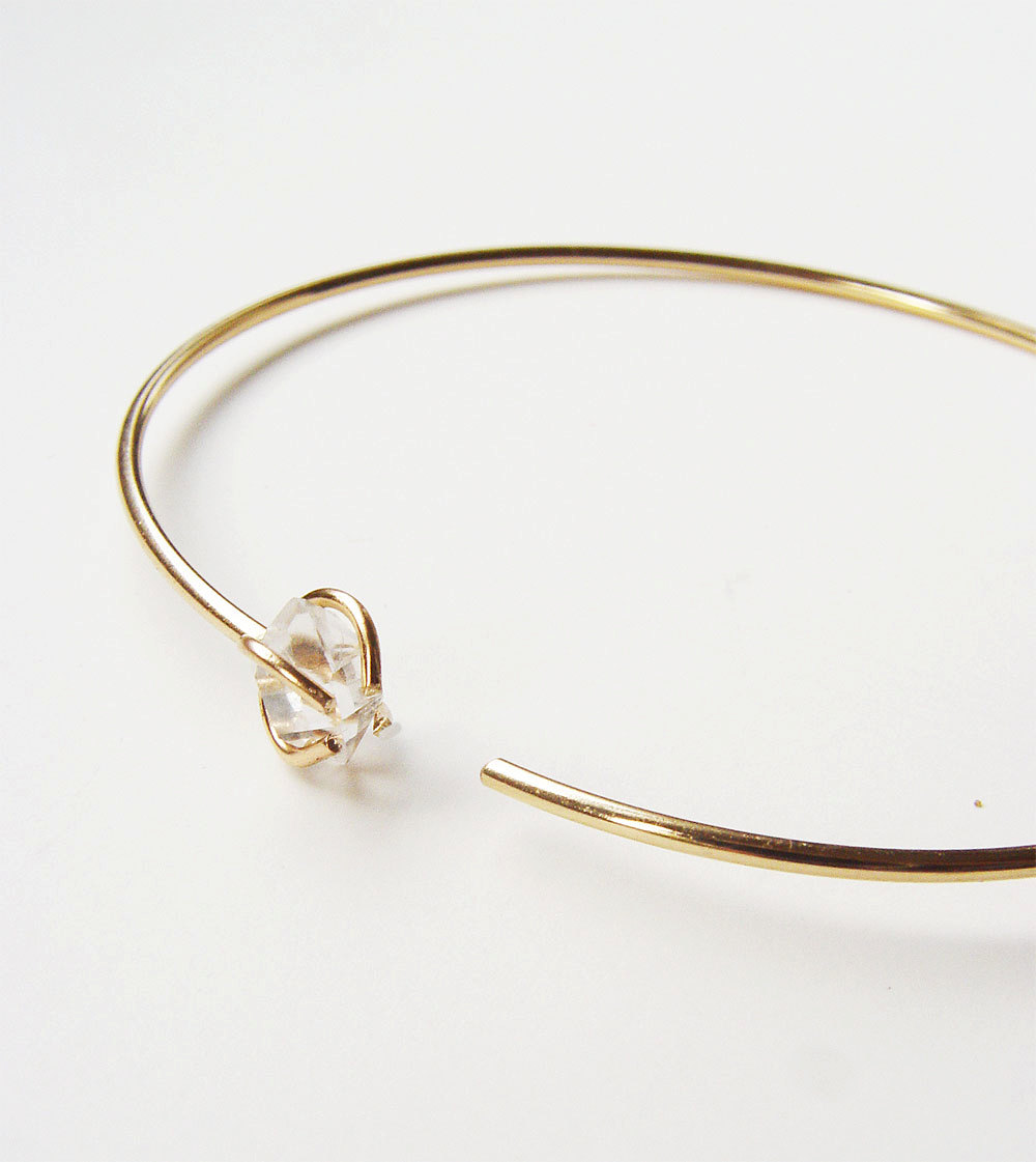 herkimer diamond necklace / bracelet| via http://etsy.me/2teyINF