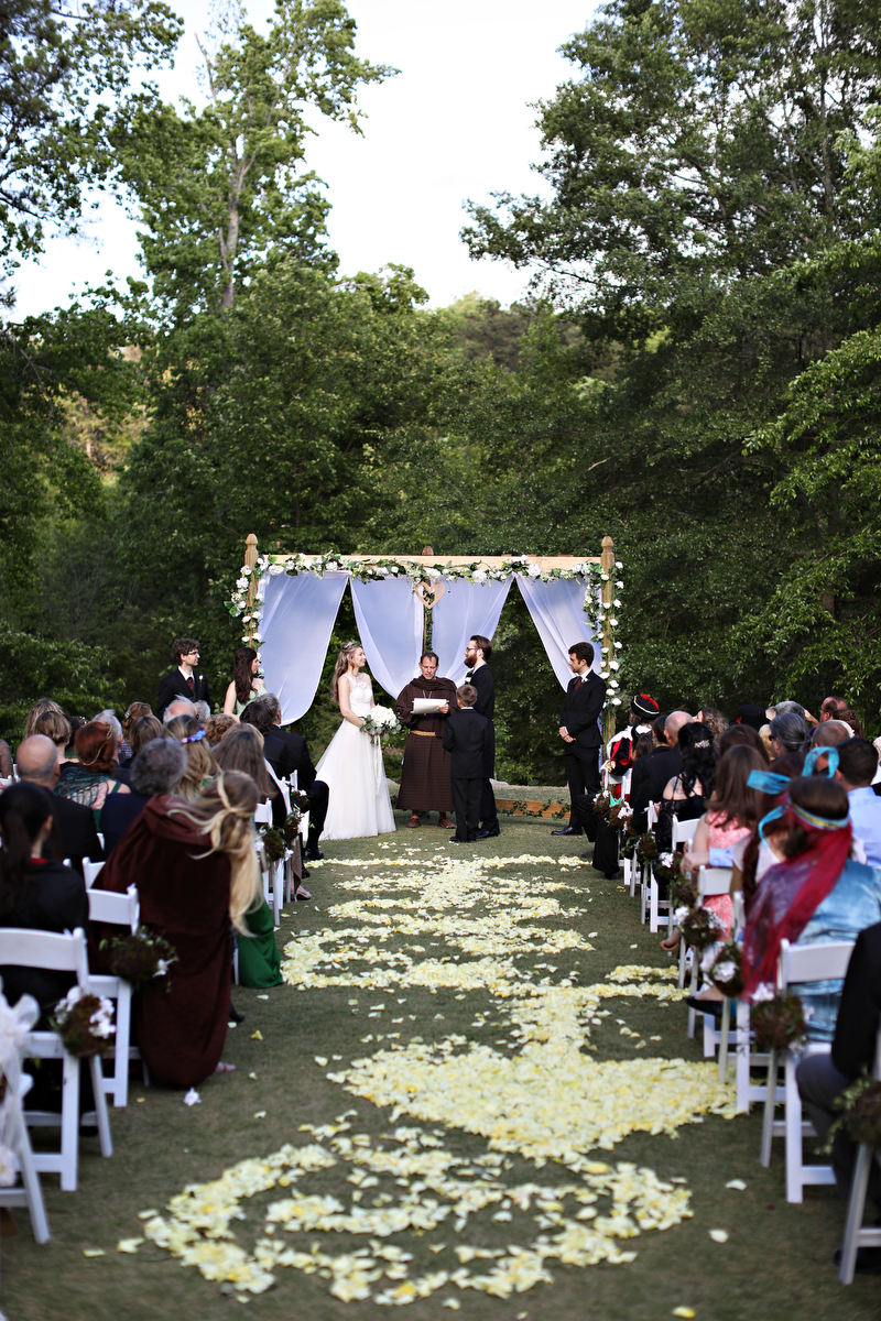 fairytale wedding - medieval fairytale wedding ideas | photo by melissa prosser photography