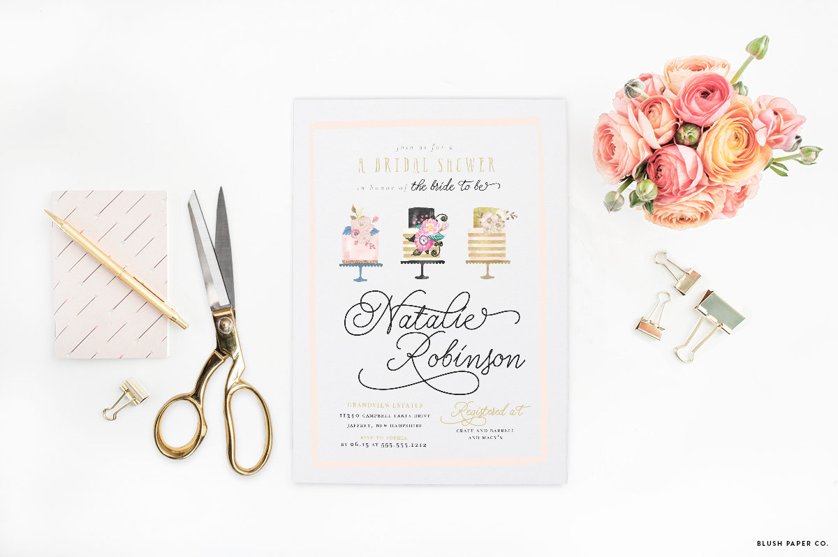 Printable Bridal Shower Invitations That'll Make Your Life So Much Easier