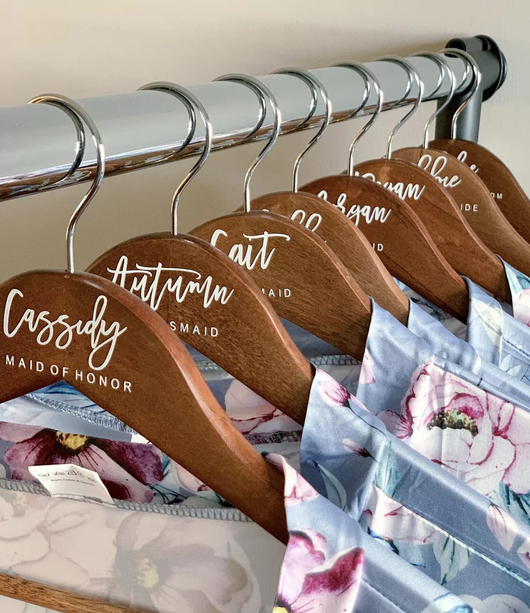 bridesmaid dress hangers