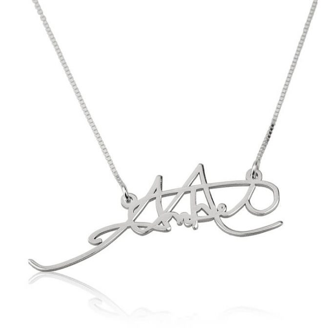 how to make a signature necklace