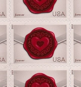 wax seal postage stamps for wedding invitations