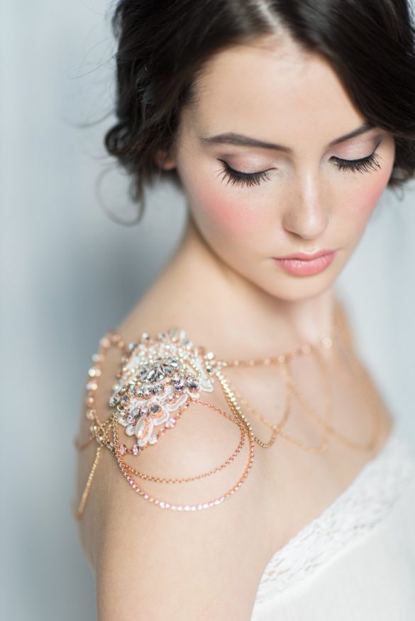 shoulder jewelry bridal