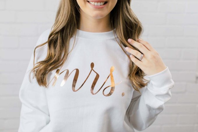 bridesmaid sweatshirts