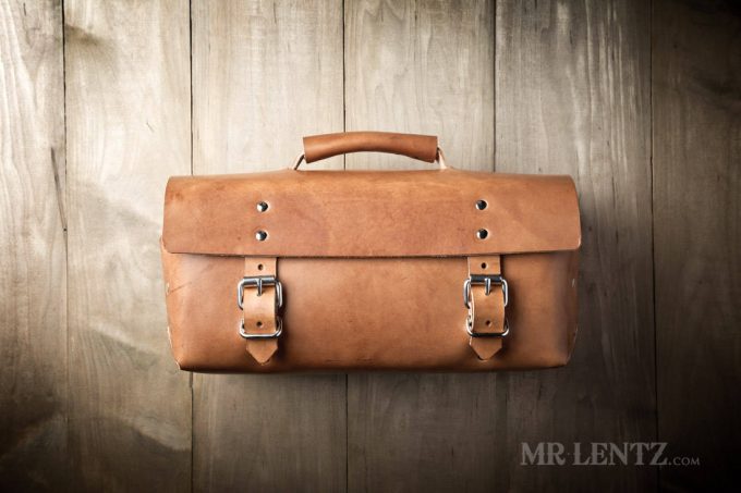 leather bag for the groom