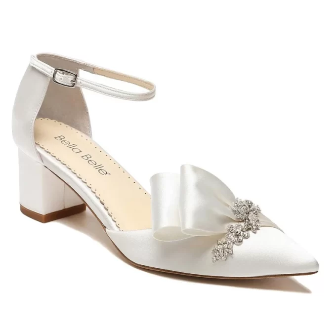 pointed toe wedding shoes