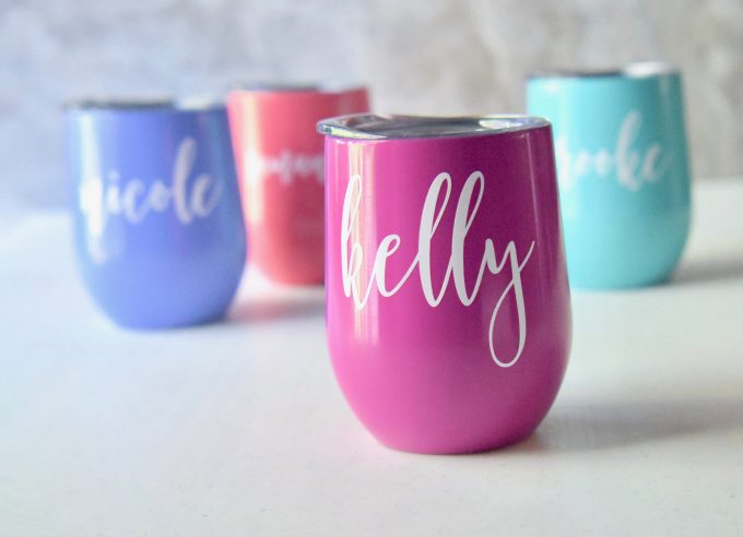 personalized wine tumblers