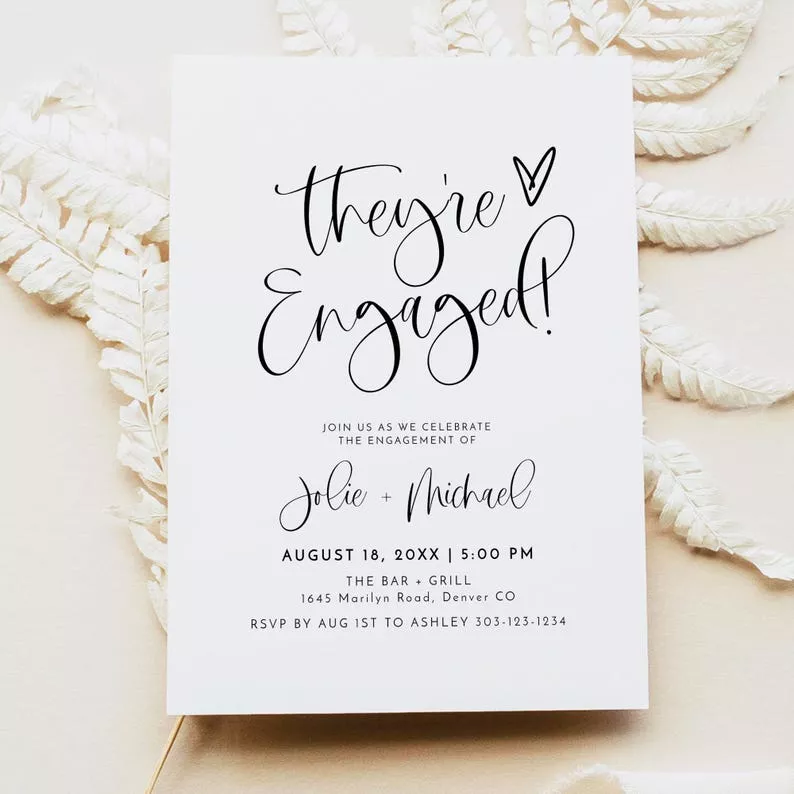engagement party invitations