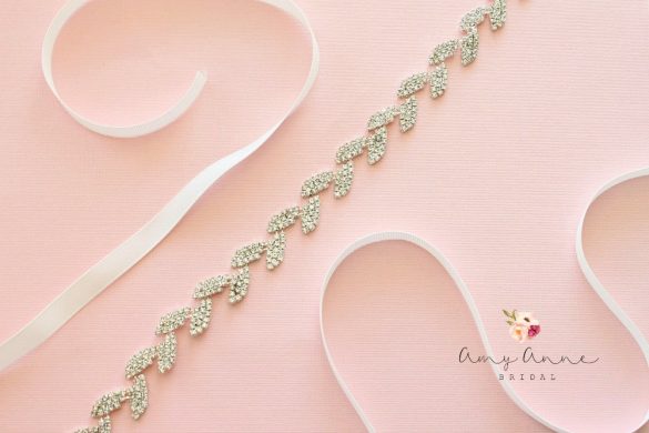 Beautiful inexpensive bridal belts from Amy Anne Bridal // via http://emmalinebride.com/bride/inexpensive-bridal-belts-sashes/