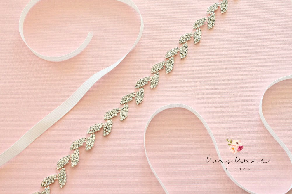 Beautiful inexpensive bridal belts from Amy Anne Bridal // via http://emmalinebride.com/bride/inexpensive-bridal-belts-sashes/