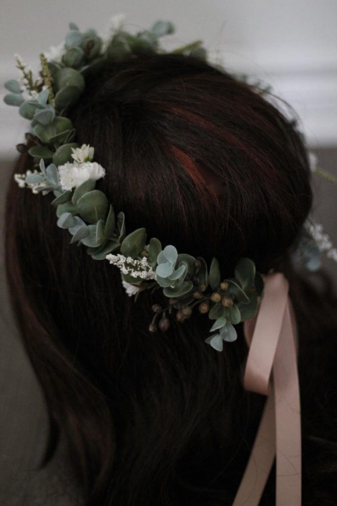 wedding flower crown