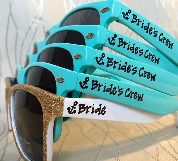 personalized bridesmaid sunglasses