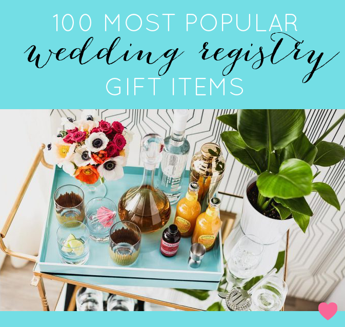 most popular wedding registry items on amazon