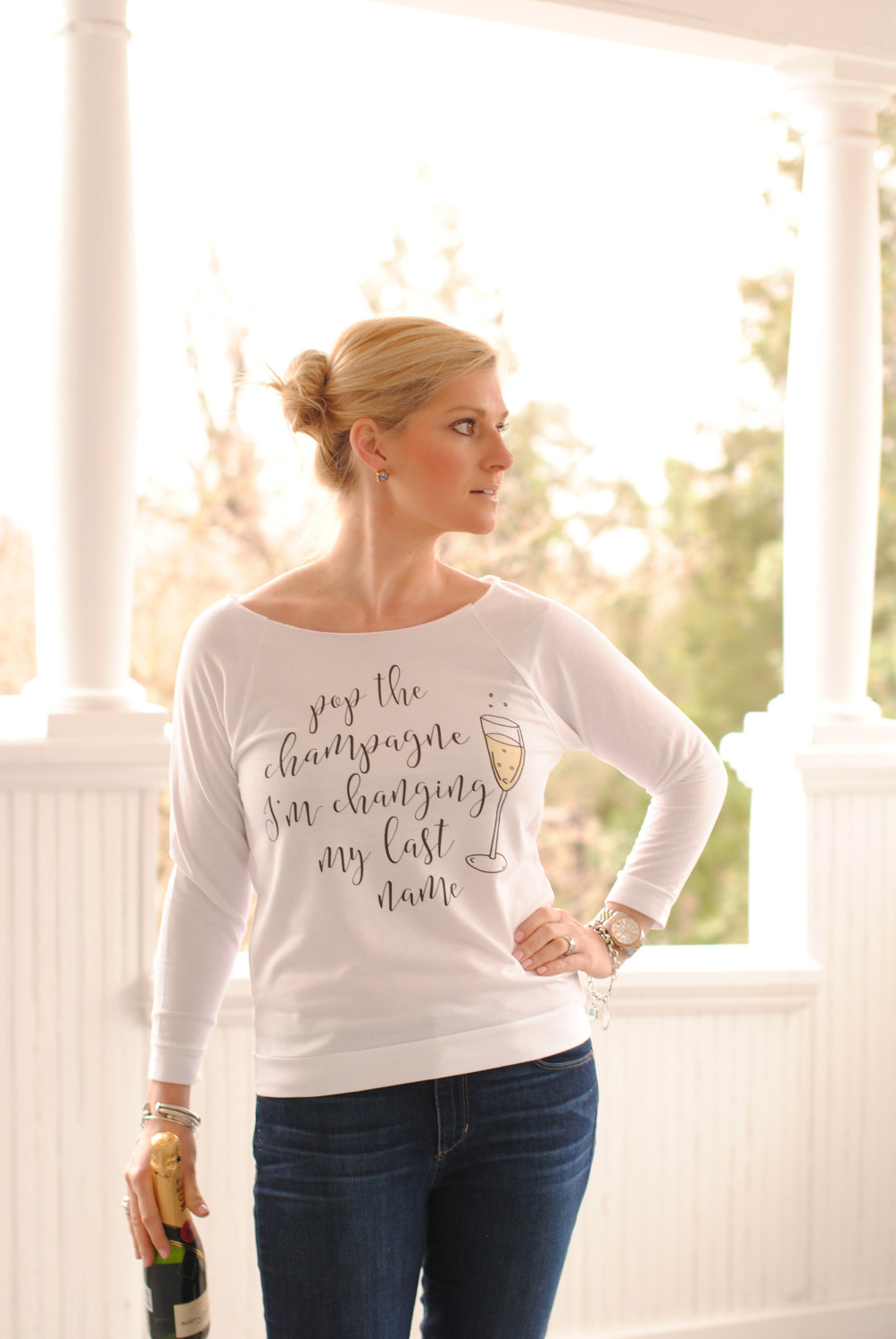 pop the champagne shirt