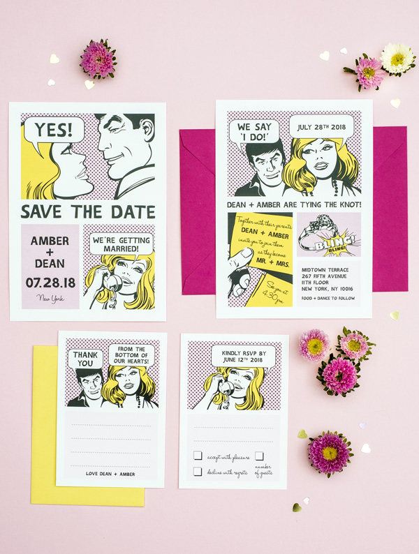 unique wedding invitations