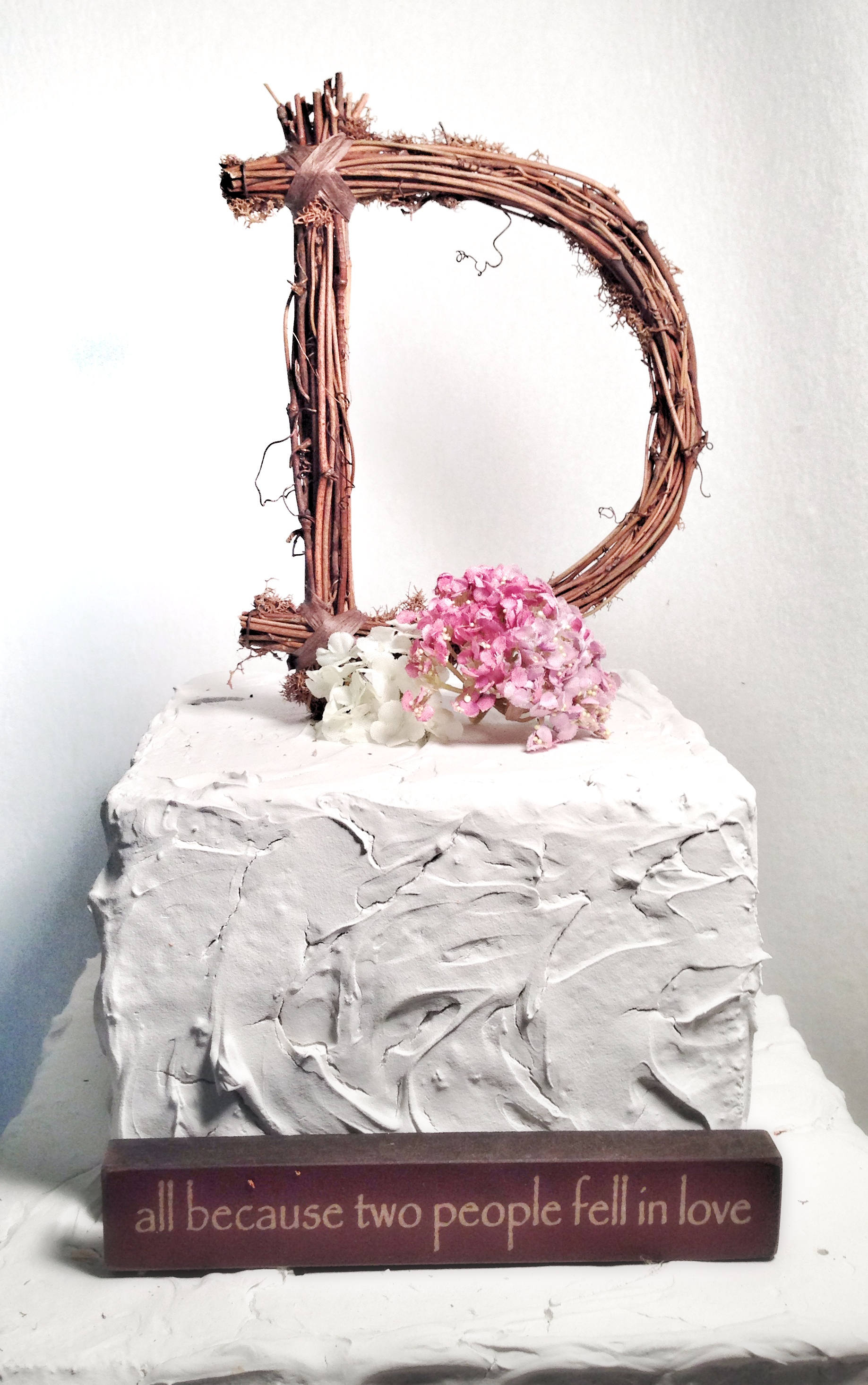 twig cake topper 