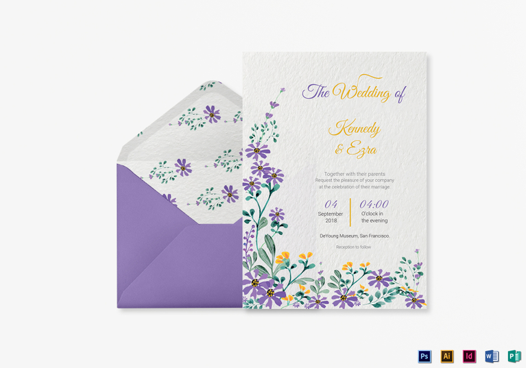 printable wedding invitation templates via https://www.besttemplates.com?aff=1671086252
