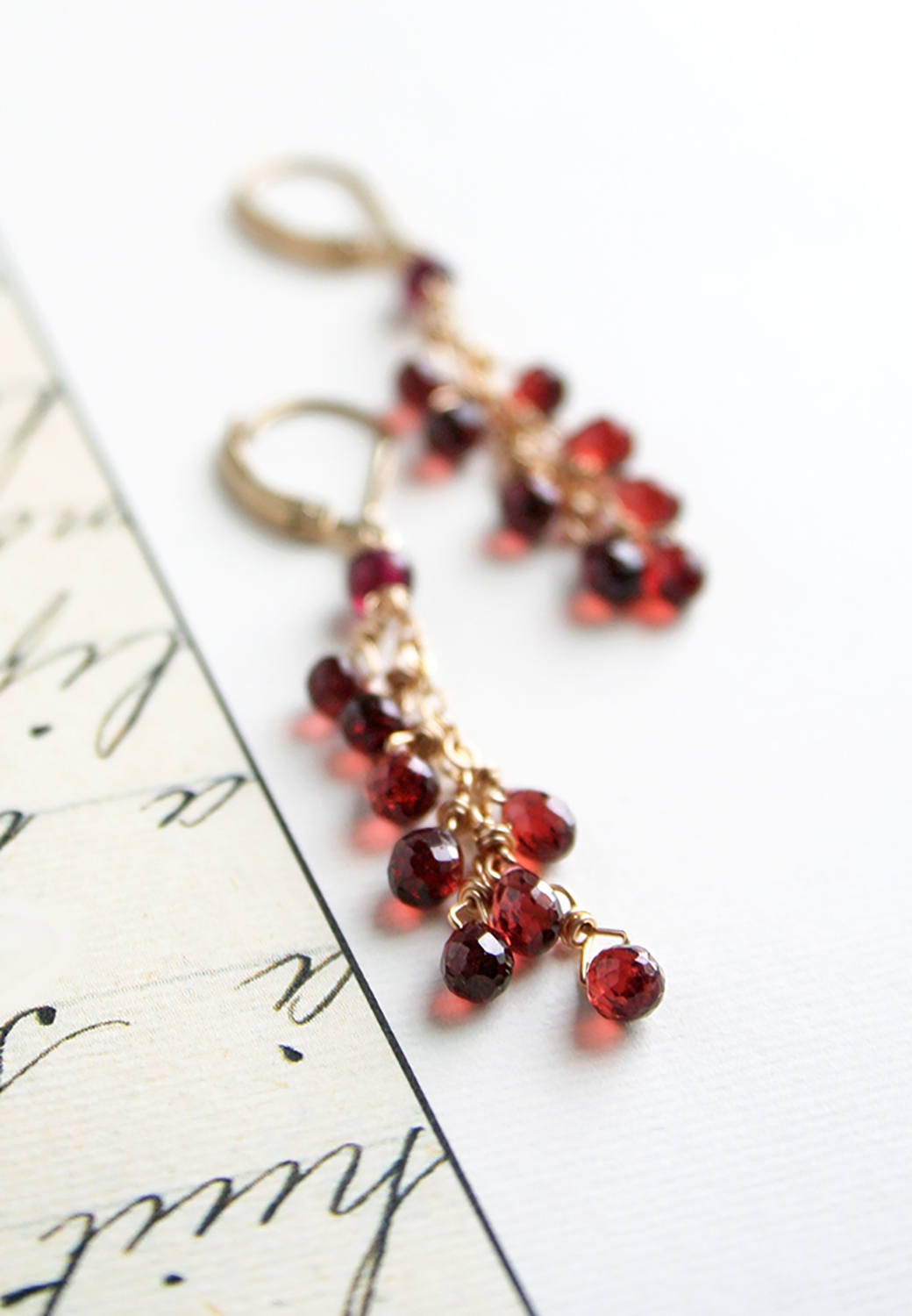 garnet jewelry etsy seller laura stark via http://etsy.me/2mKmIP1