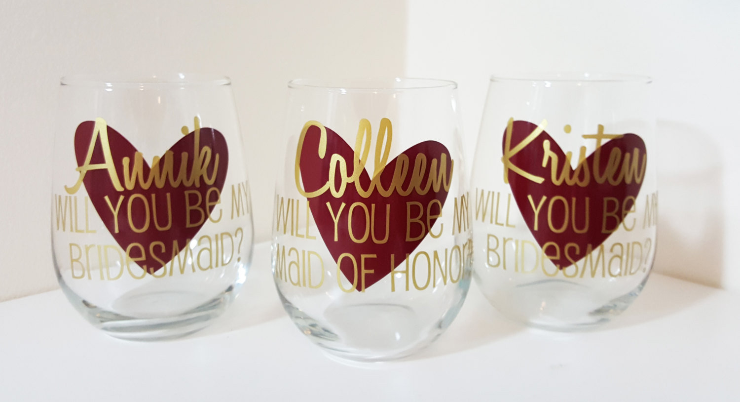 wedding wine glasses