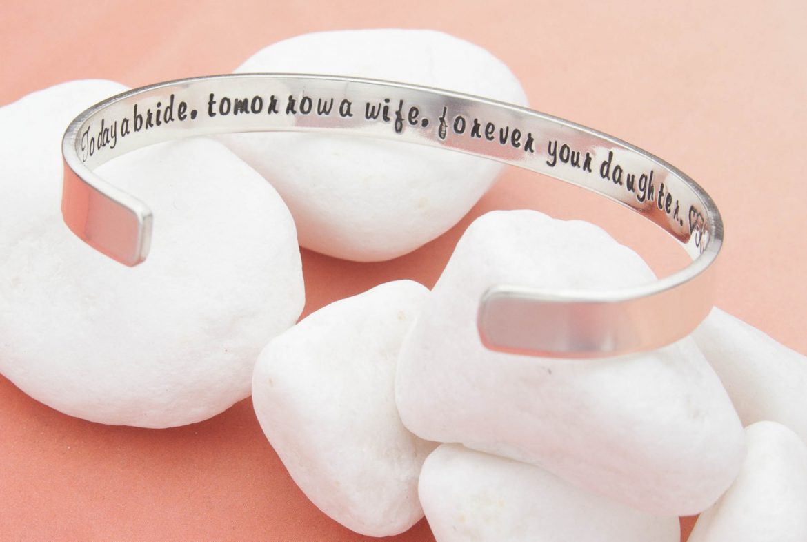 mother of the bride bracelet