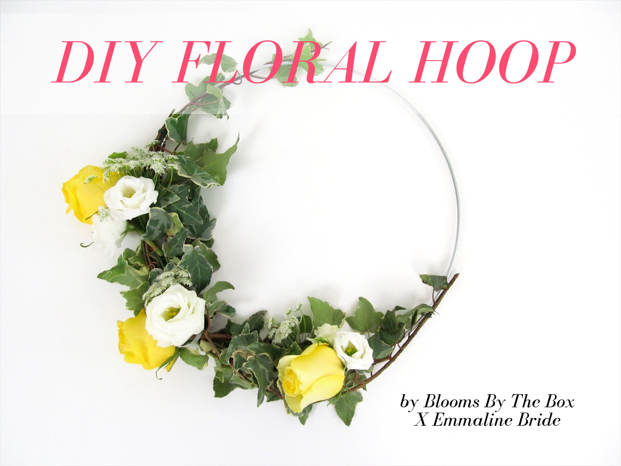 DIY Floral Hoop Tutorial