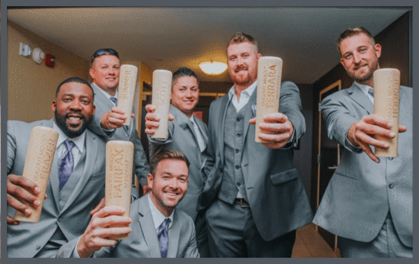 baseball bat mugs for groomsmen gifts