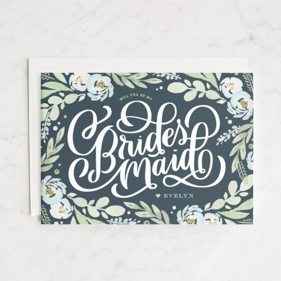 funny bridesmaid proposal cards