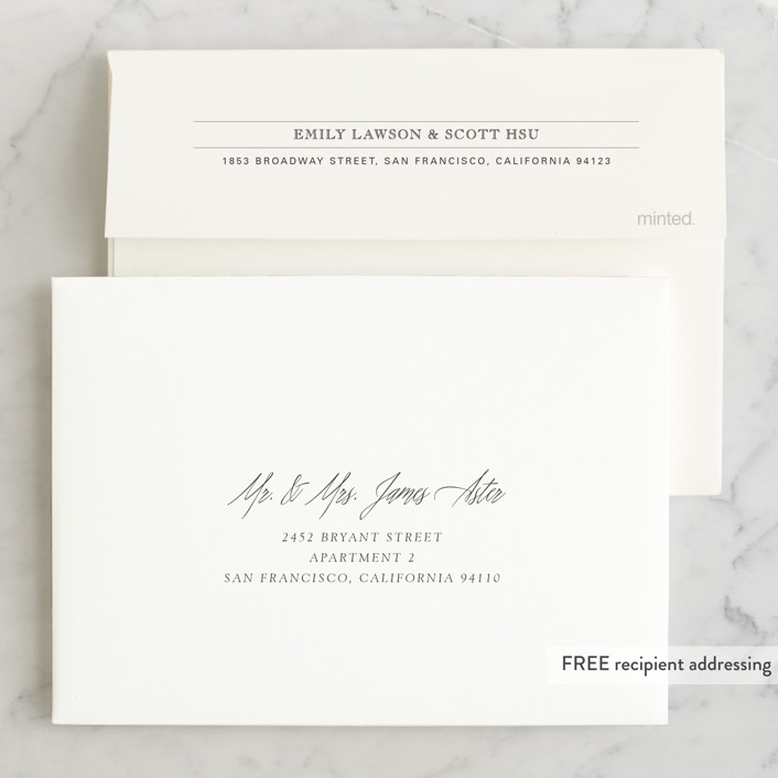 via How to Get the Most Beautiful Calligraphy Envelopes