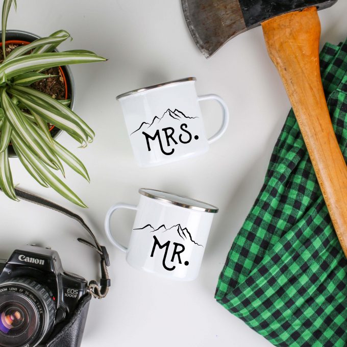 mr and mrs camp mugs