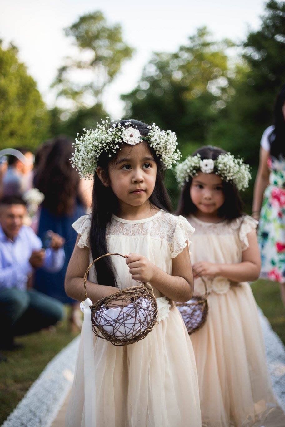 Grapevine Flower Basket Made of Twig / Grapevine Ceremony
