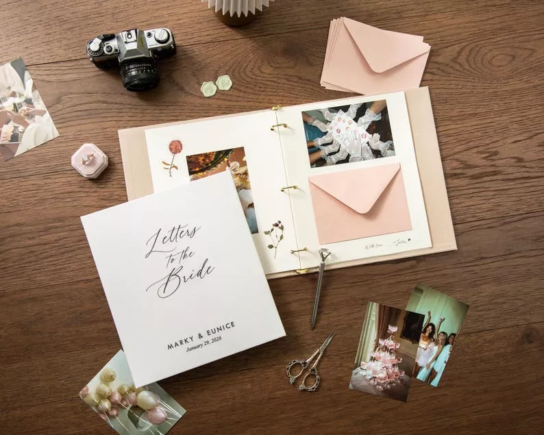 creative letters to the bride book ideas for a wedding keepsake