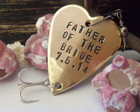 personalized fishing lure - father of the bride gift