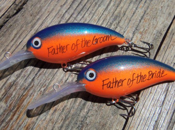 personalized fishing lure - father of the bride gift