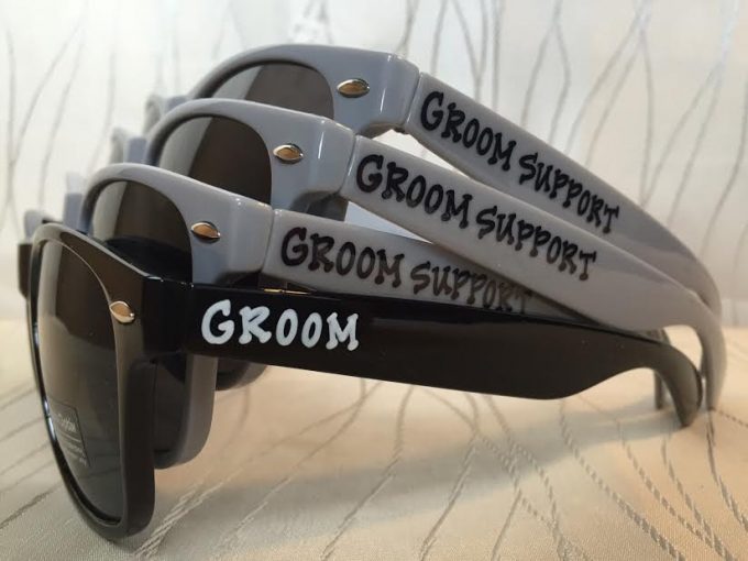 custom sunglasses for groomsmen
