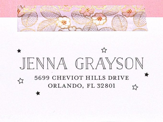 address stamp