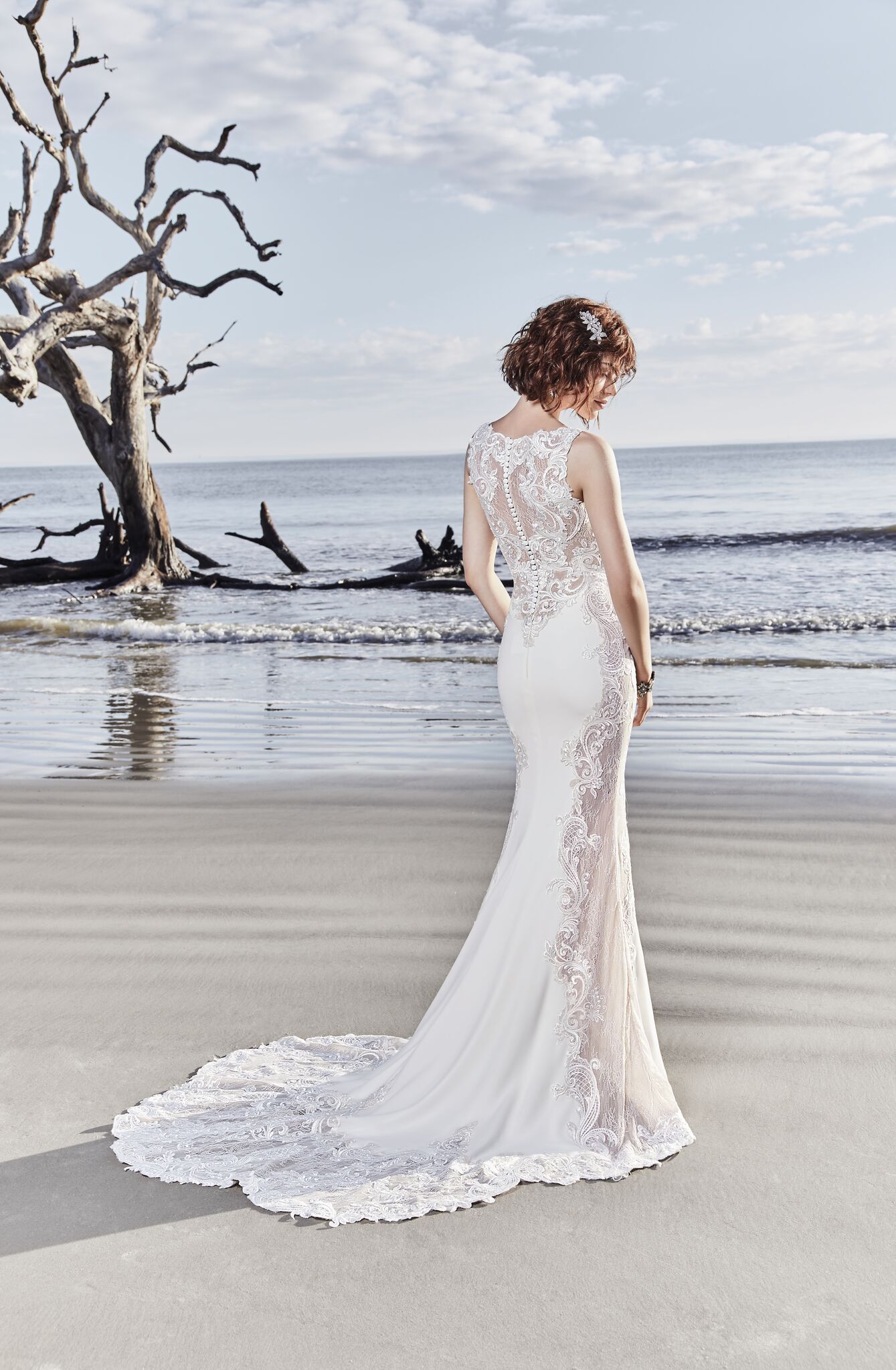 fit and flare wedding dress by sottero and midgley