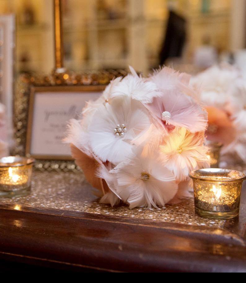 What To Carry Down the Aisle Instead of Flowers Bride + Bridesmaids