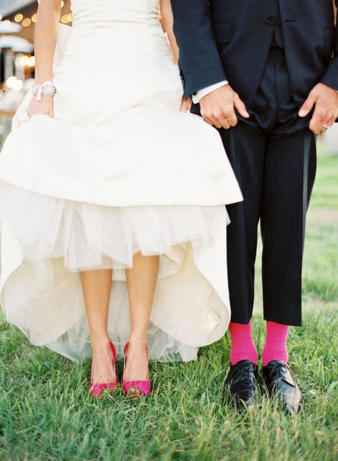 socks for the groom
