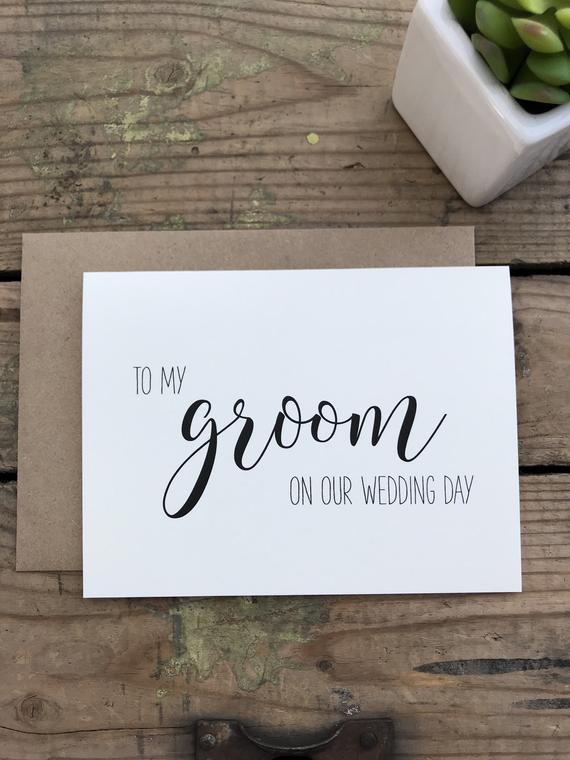 letter to the groom