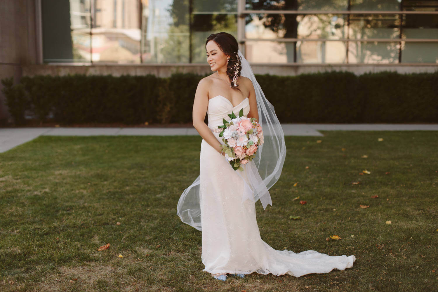 What To Carry Down the Aisle Instead of Flowers Bride + Bridesmaids