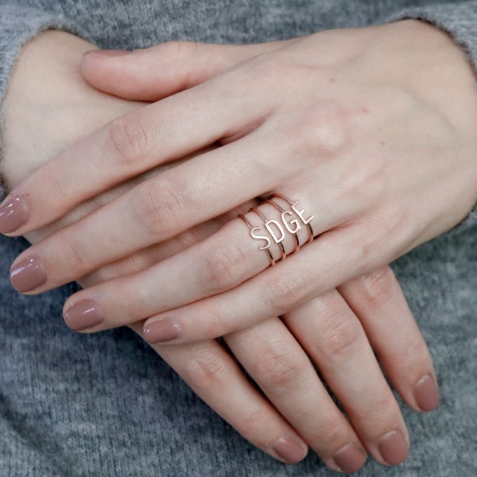 stackable initial rings