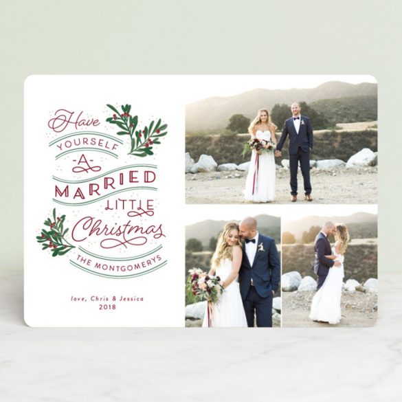 have yourself a married little christmas cards