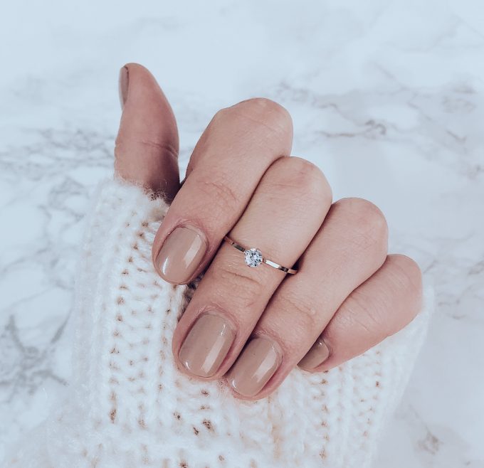 minimalist diamond ring under $20