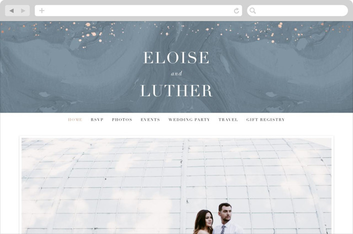 minted wedding websites