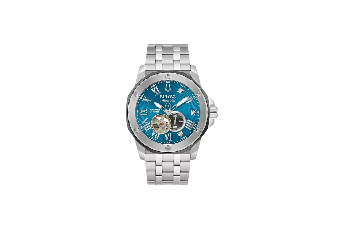 Bulova Marine Star groom watch bold luxury inspired wedding gift