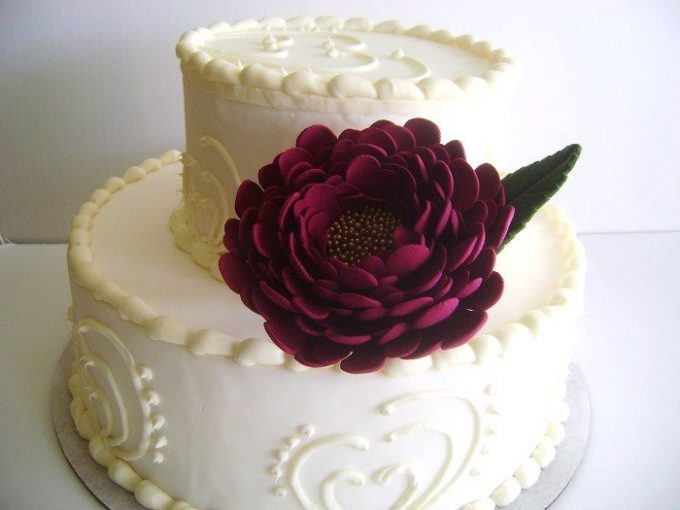 flower cake topper