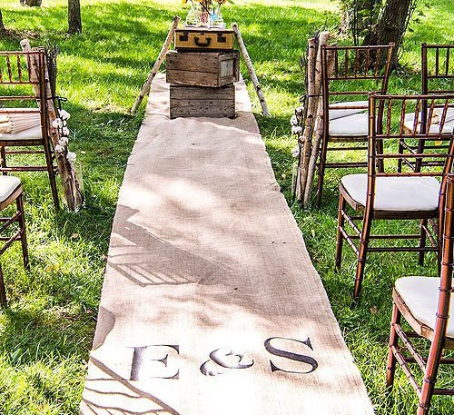 personalized aisle runner
