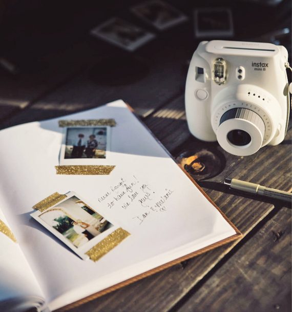 instant photo guest book