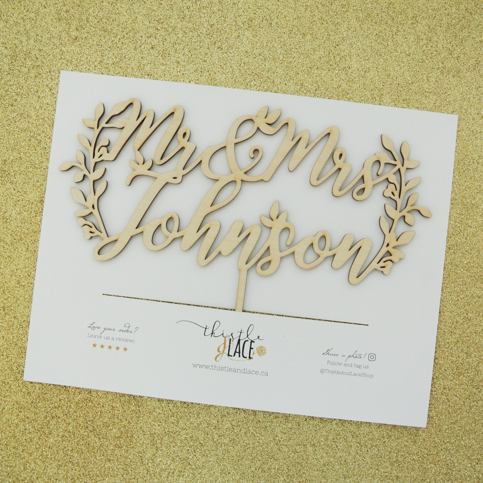 Toppings With Names Personalized Wedding Cake Toppers with Names / Last Names