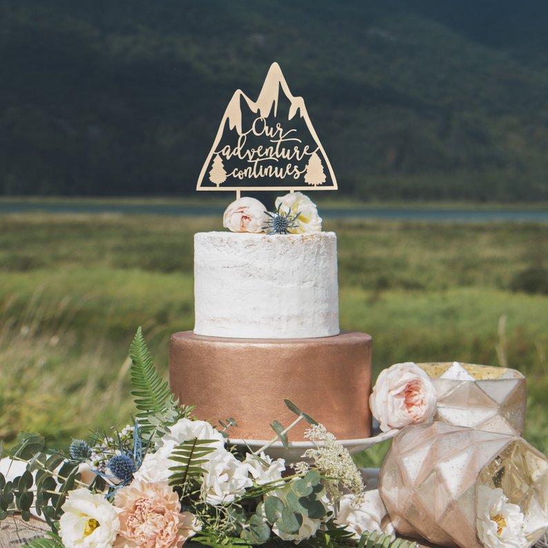 Personalized Wedding Cake Toppers with Names / Last Names